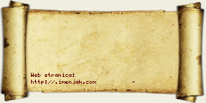 Jasmina Piper vizit kartica